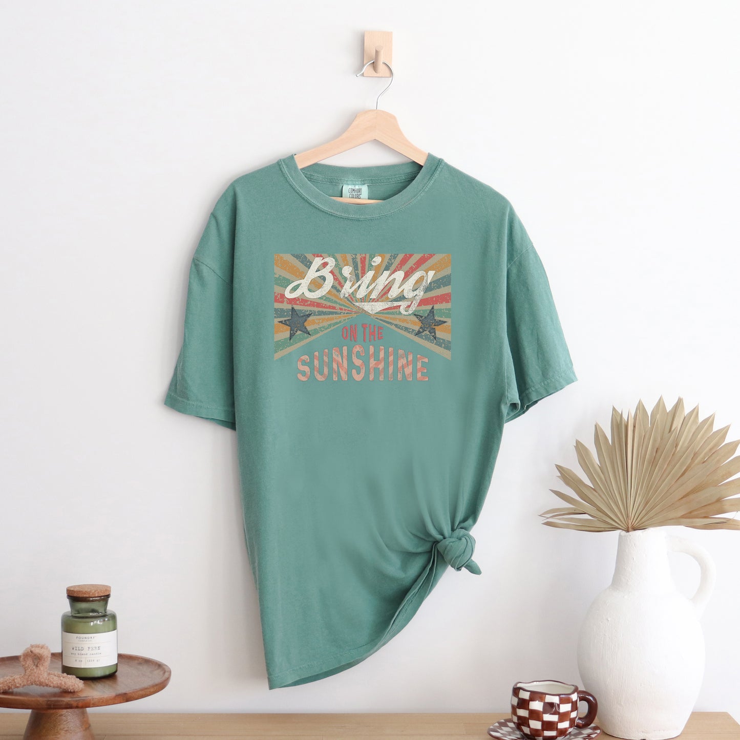 Bring On The Sunshine Stars | Garment Dyed Short Sleeve Tee