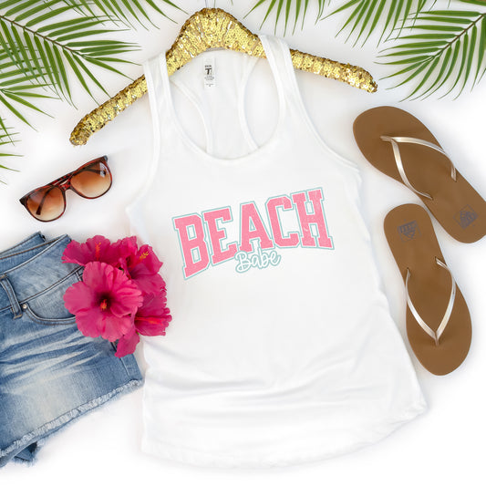 Beach Babe Distressed | Racerback Tank