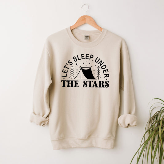 Clearance Let's Sleep Under The Stars Tent | Sweatshirt