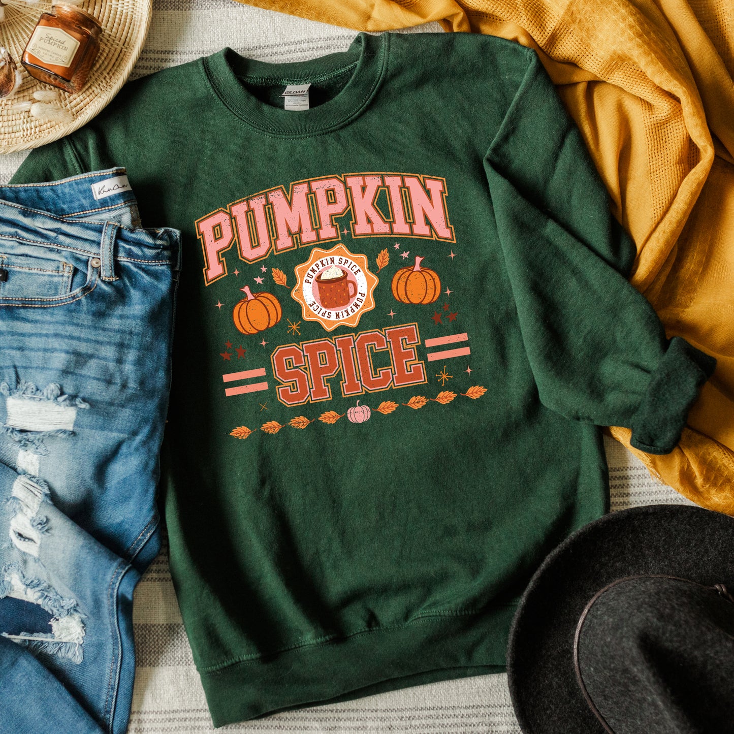 Pumpkin Spice Stripes | Sweatshirt