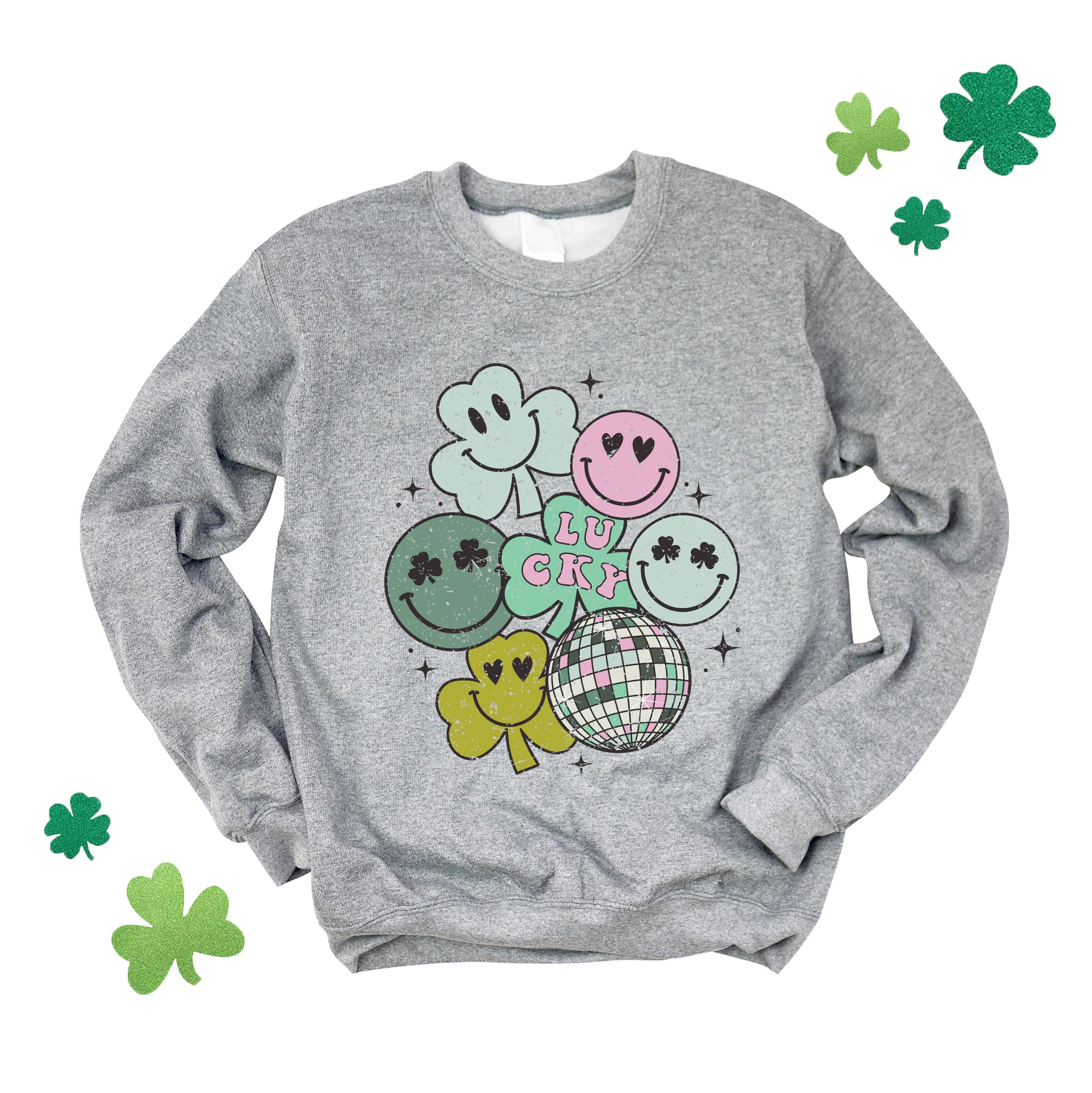 Lucky Smiley Disco | Sweatshirt
