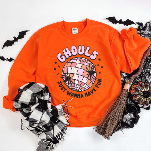 Ghouls Disco Ball | Sweatshirt