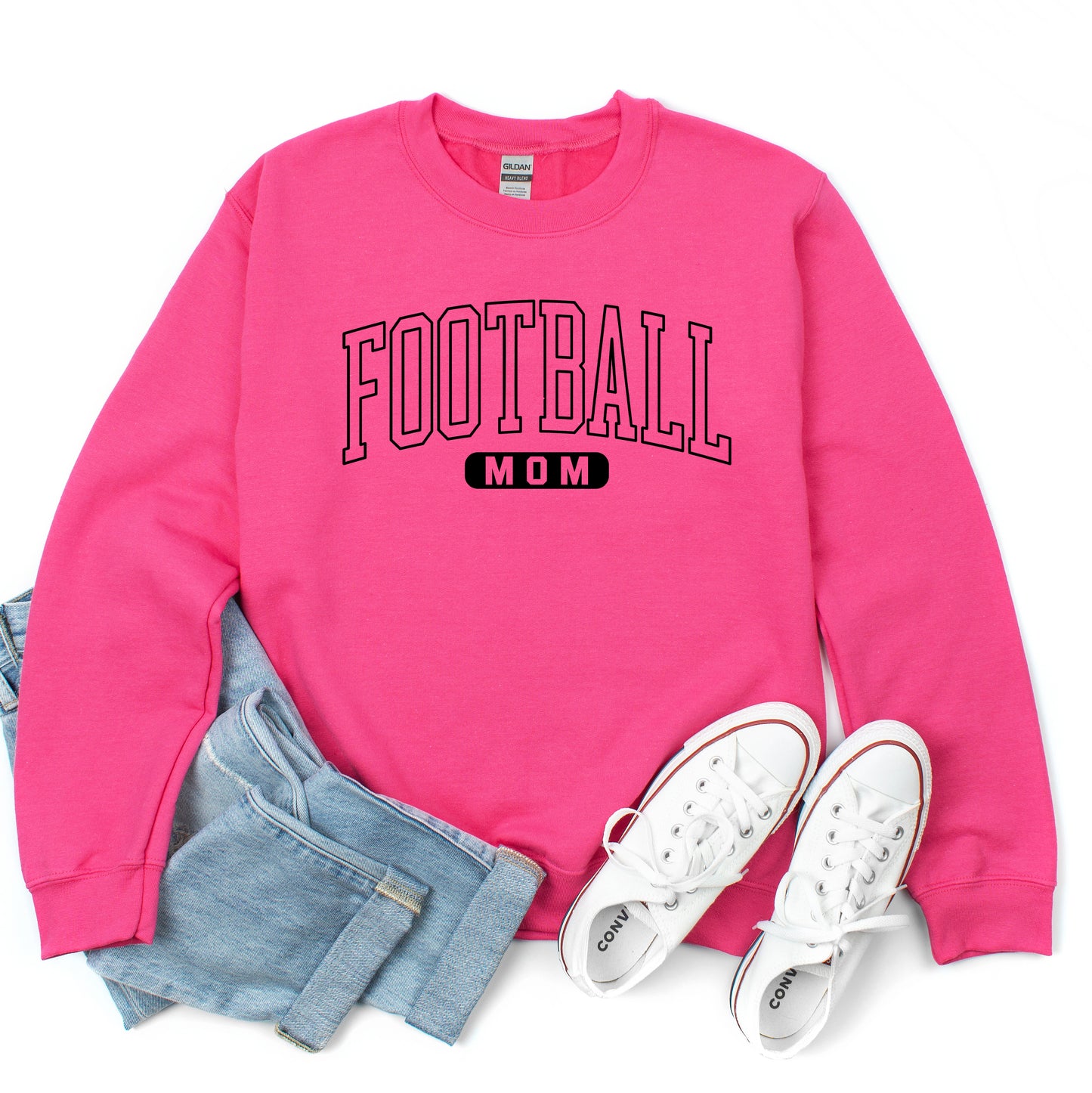 Football Mom Block | Sweatshirt