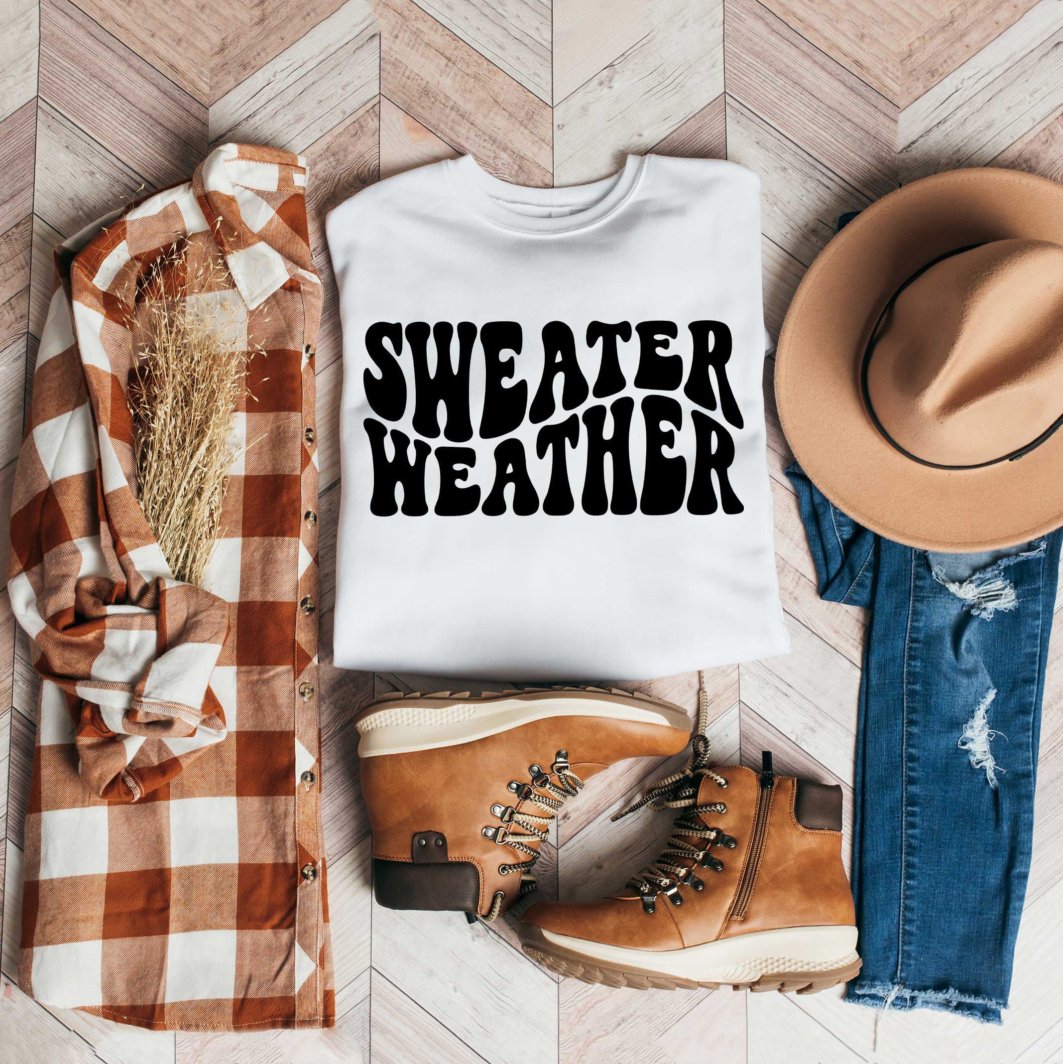 Sweater Weather Wavy | Sweatshirt