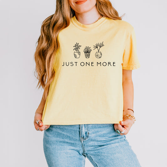 Just One More Plant | Relaxed Fit Cropped Tee