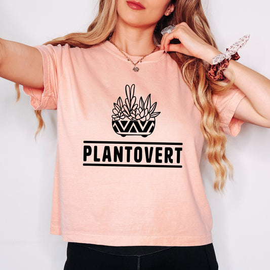 Plantovert | Relaxed Fit Cropped Tee