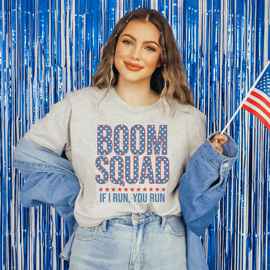 Boom Squad Varsity Stars | Short Sleeve Graphic Tee