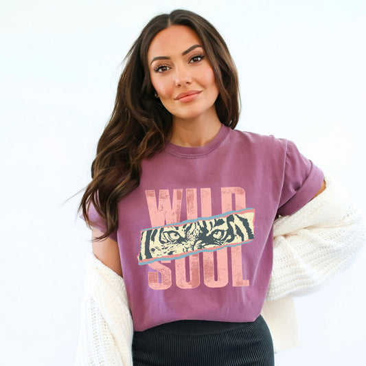 Wild Soul Tiger | Garment Dyed Tee