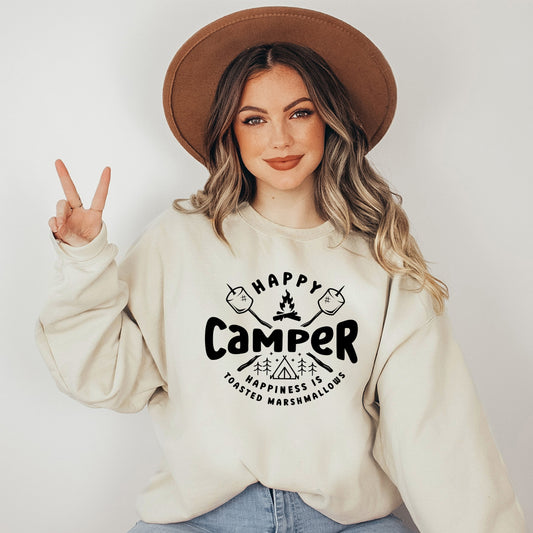 Happy Camper Toasted Marshmallows | Sweatshirt