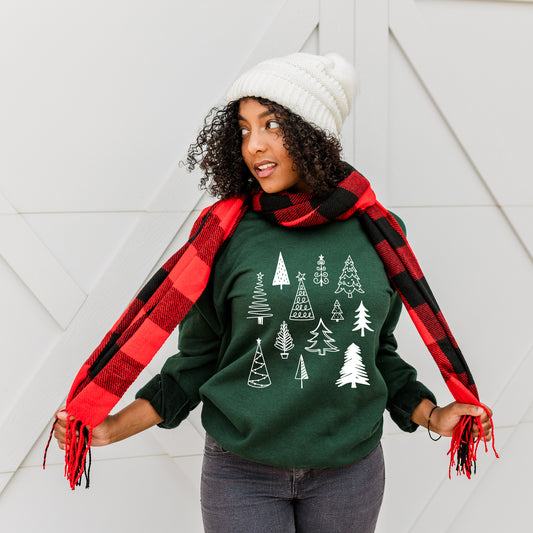 Christmas Tree Botanical | Sweatshirt