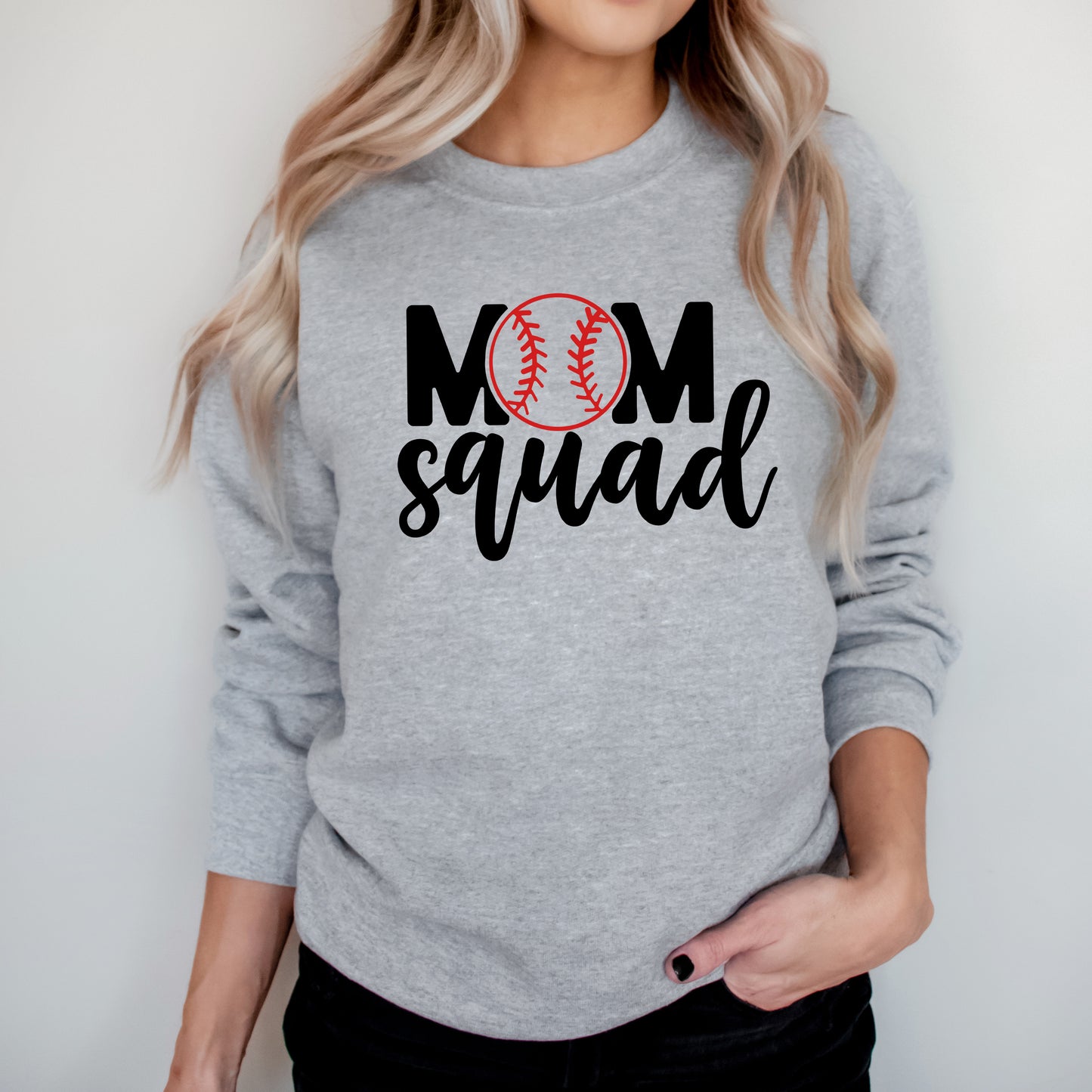 Mom Squad Baseball | Sweatshirt