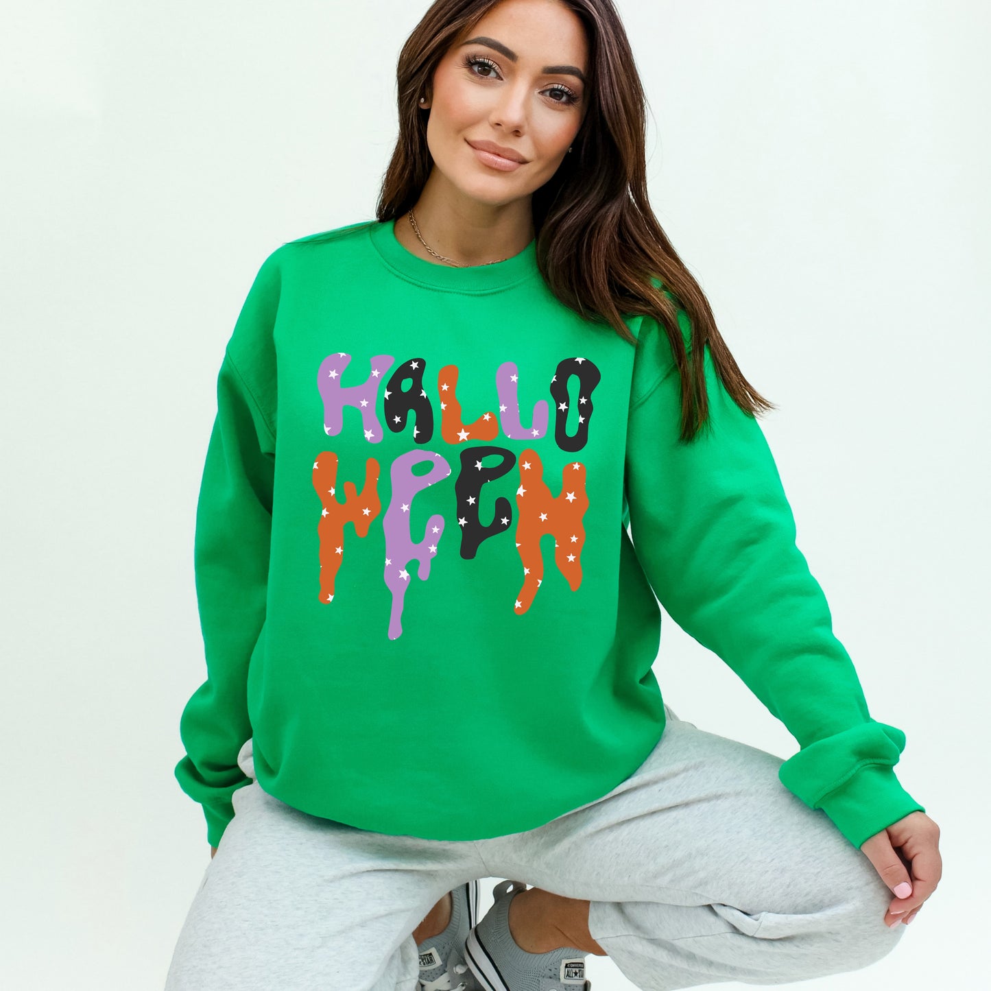 Dripping Halloween Stars | Sweatshirt