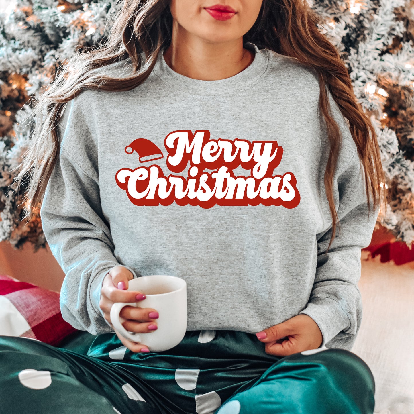 Merry Christmas Hat | Sweatshirt