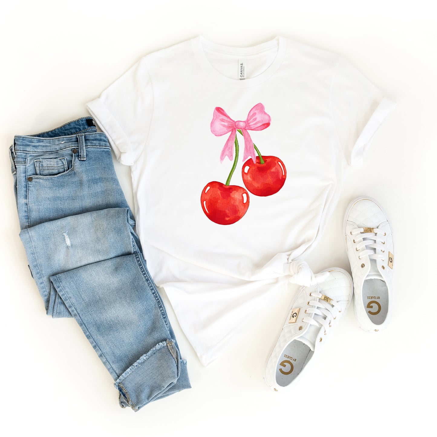 Coquette Cherries | Short Sleeve Graphic Tee