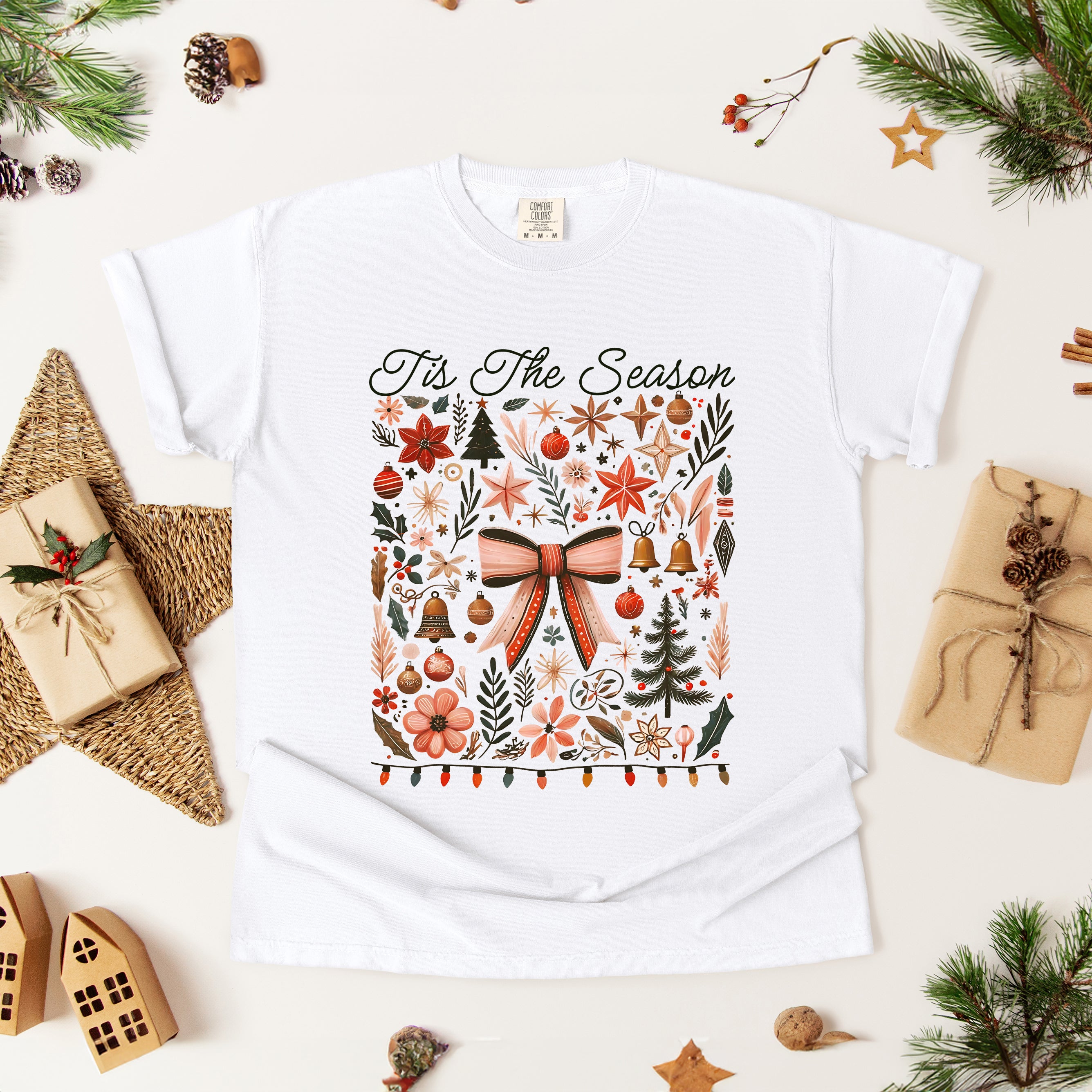 Tis The Season Coquette | Garment Dyed Tee
