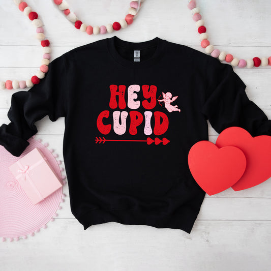Hey Cupid Pink | Sweatshirt
