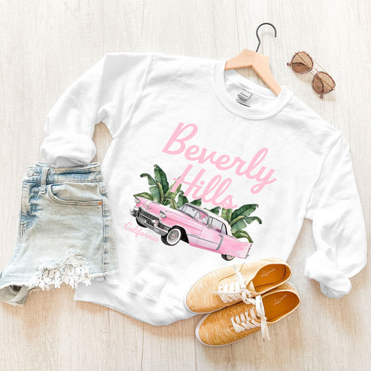 Beverly Hills Retro Car | Sweatshirt