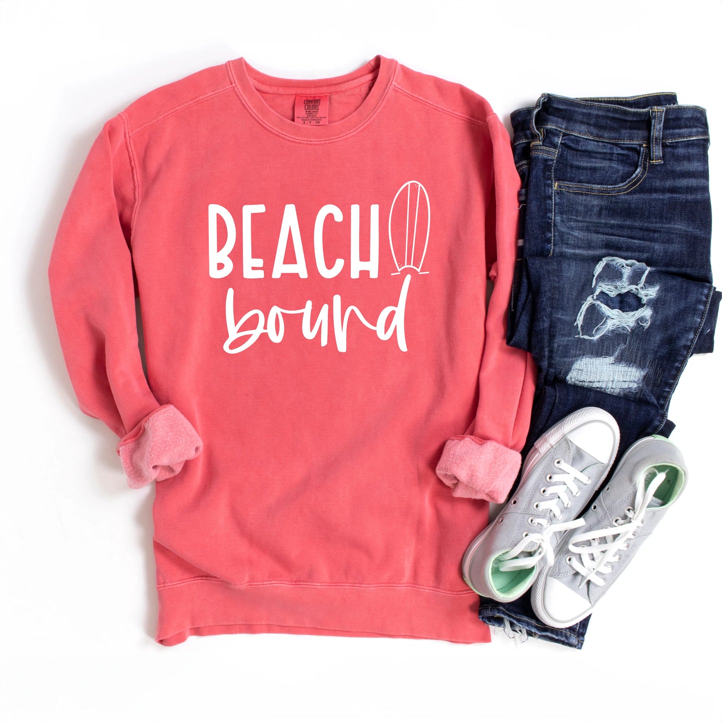 Beach Bound | Garment Dyed Sweatshirt