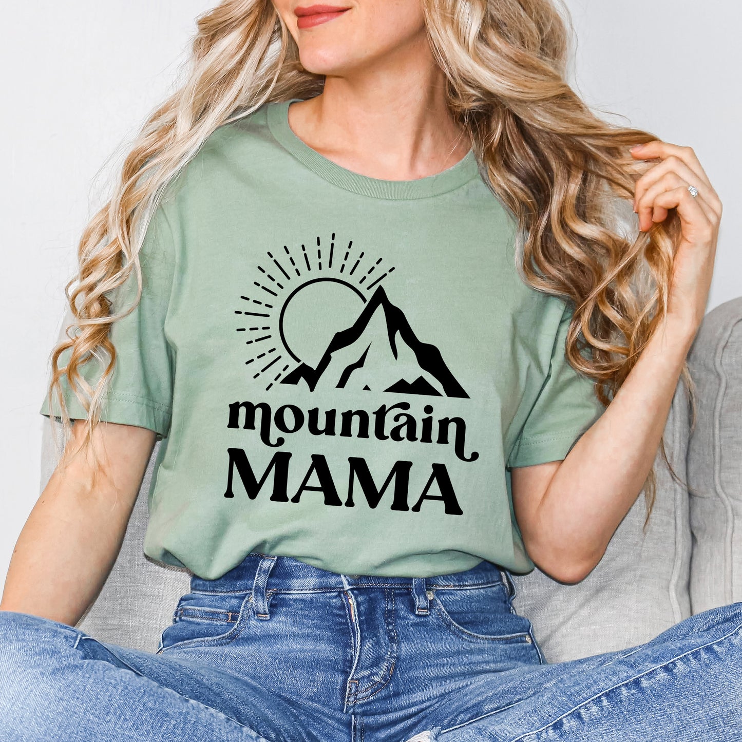Mountain Mama Sun | Short Sleeve Crew Neck