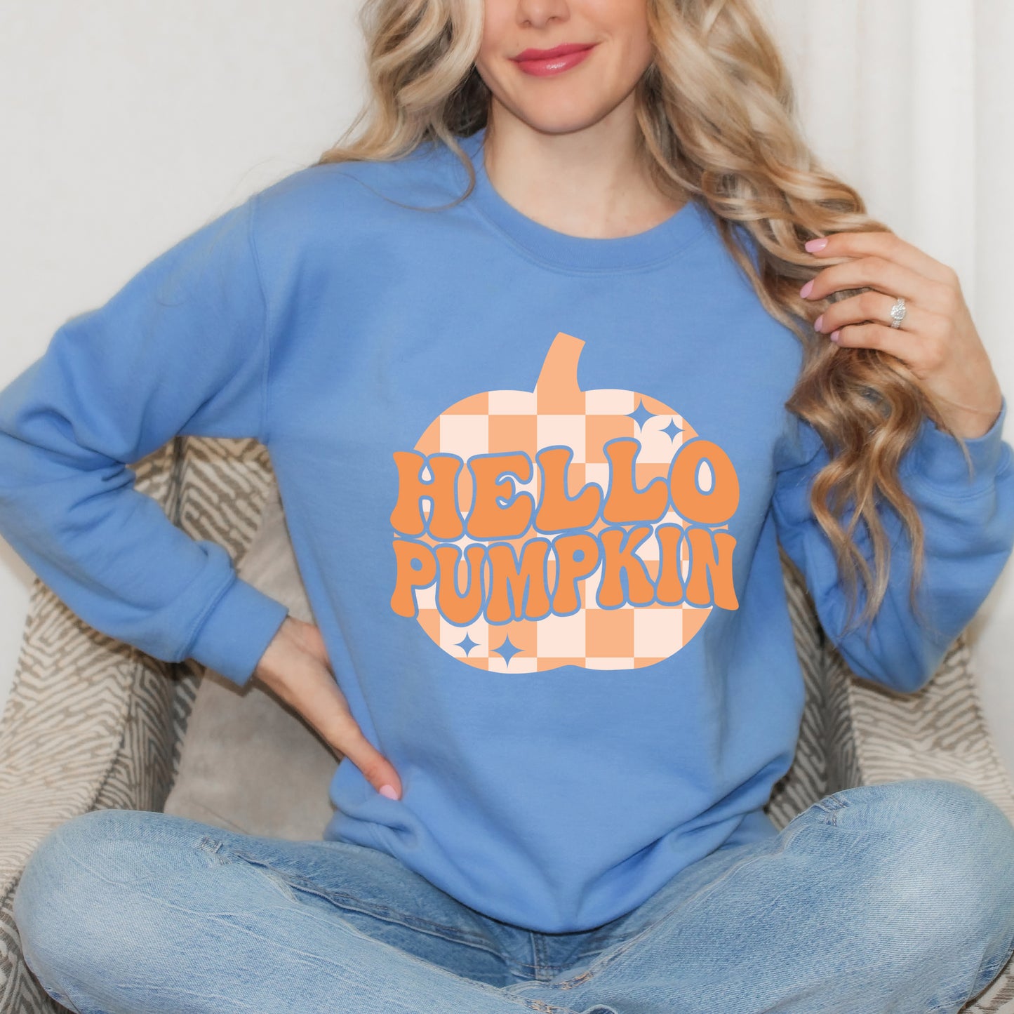 Hello Pumpkin Sparkles | Sweatshirt