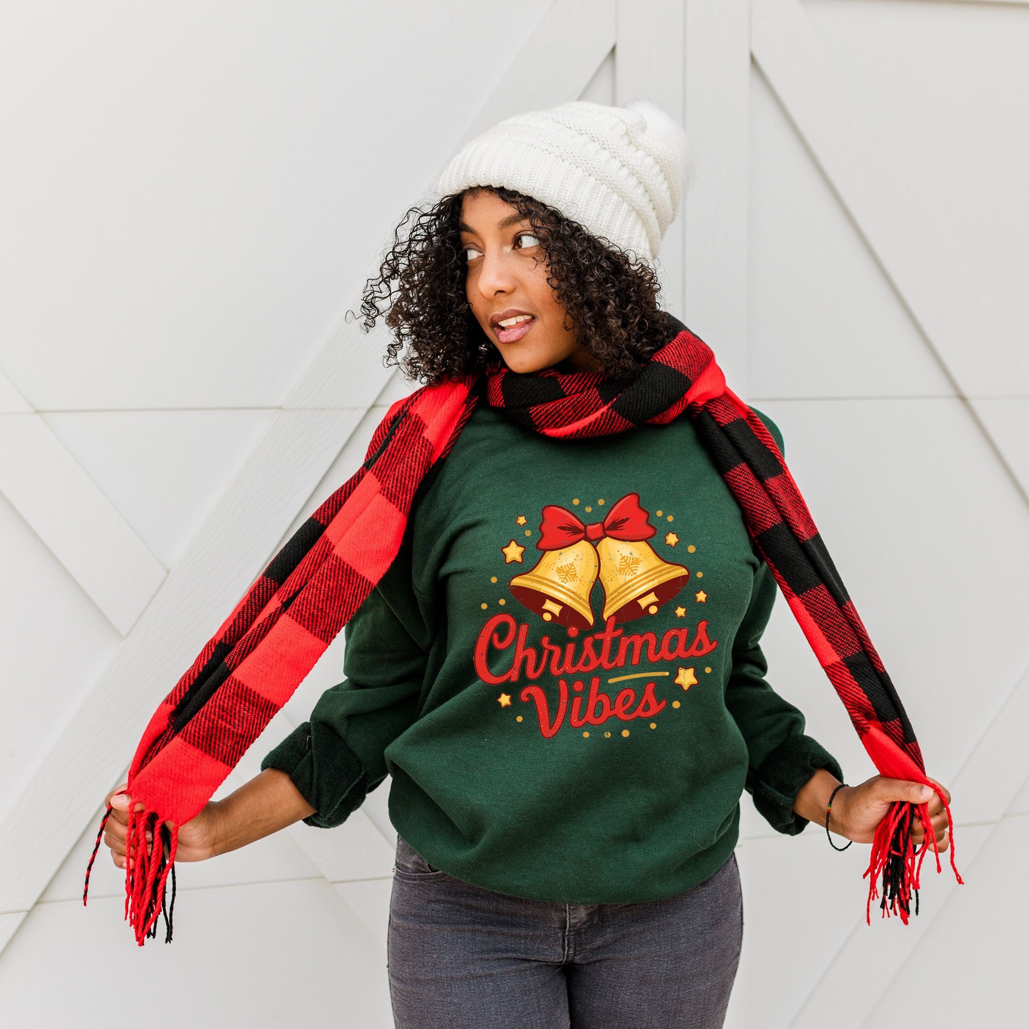 Christmas Vibes Bells | Sweatshirt