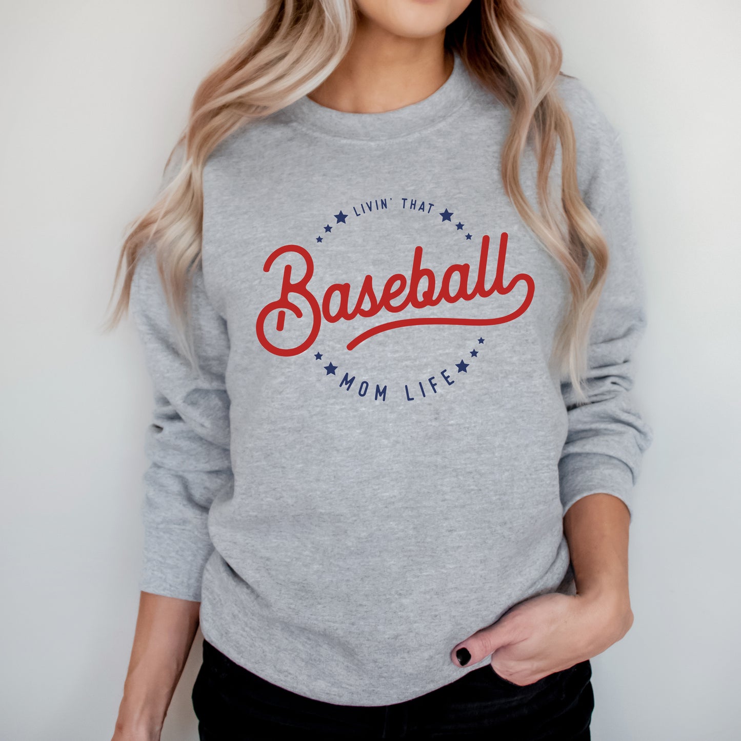 Livin' That Baseball Mom Life | Sweatshirt