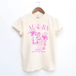 Aloha State Of Mind | Garment Dyed Tee