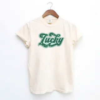 Lucky Retro Rough | Garment Dyed Tee
