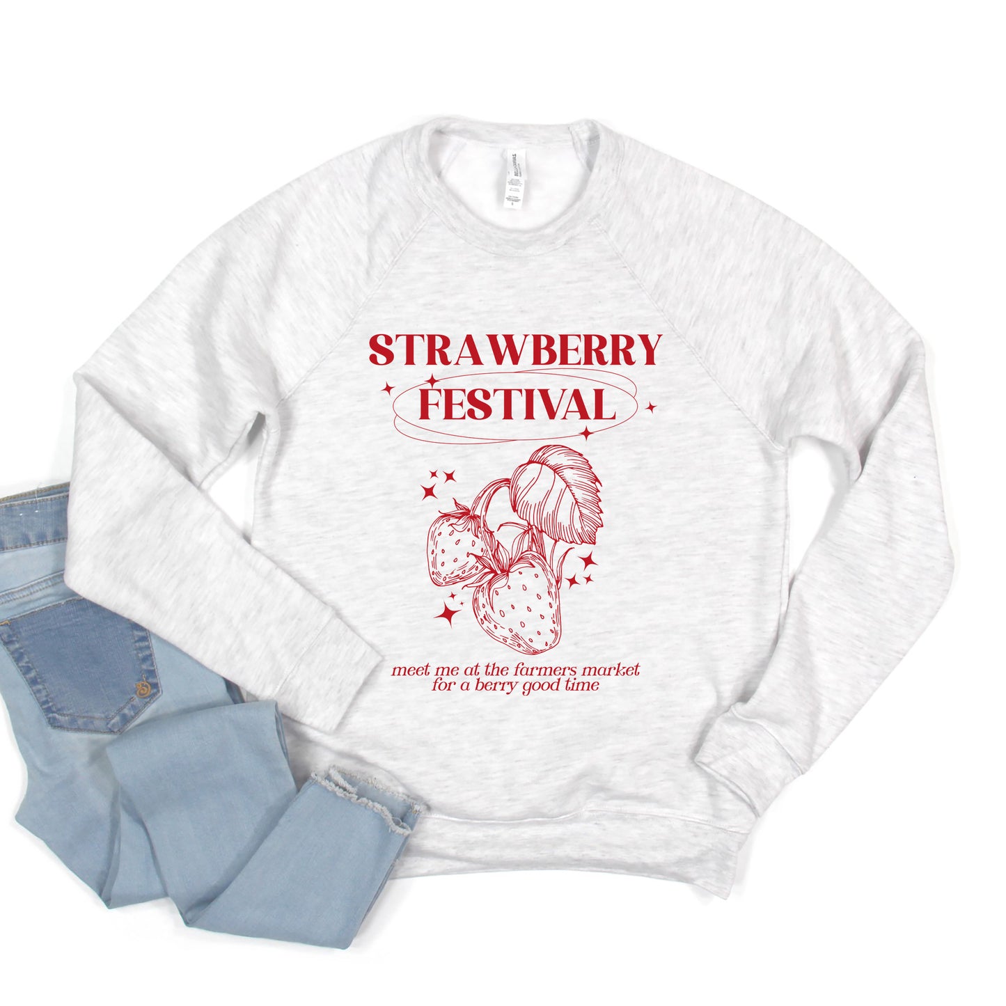 Strawberry Festival | Bella Canvas Sweatshirt