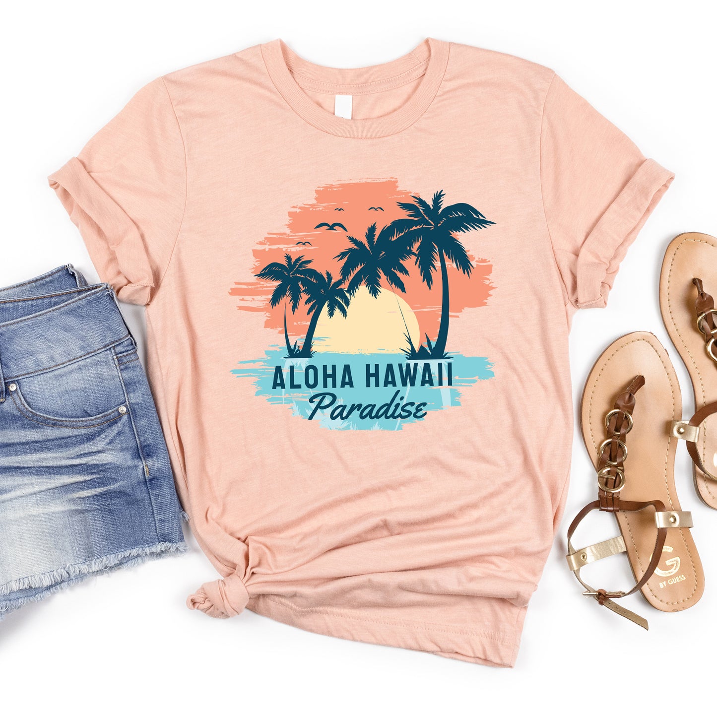 Aloha Hawaii | Short Sleeve Graphic Tee