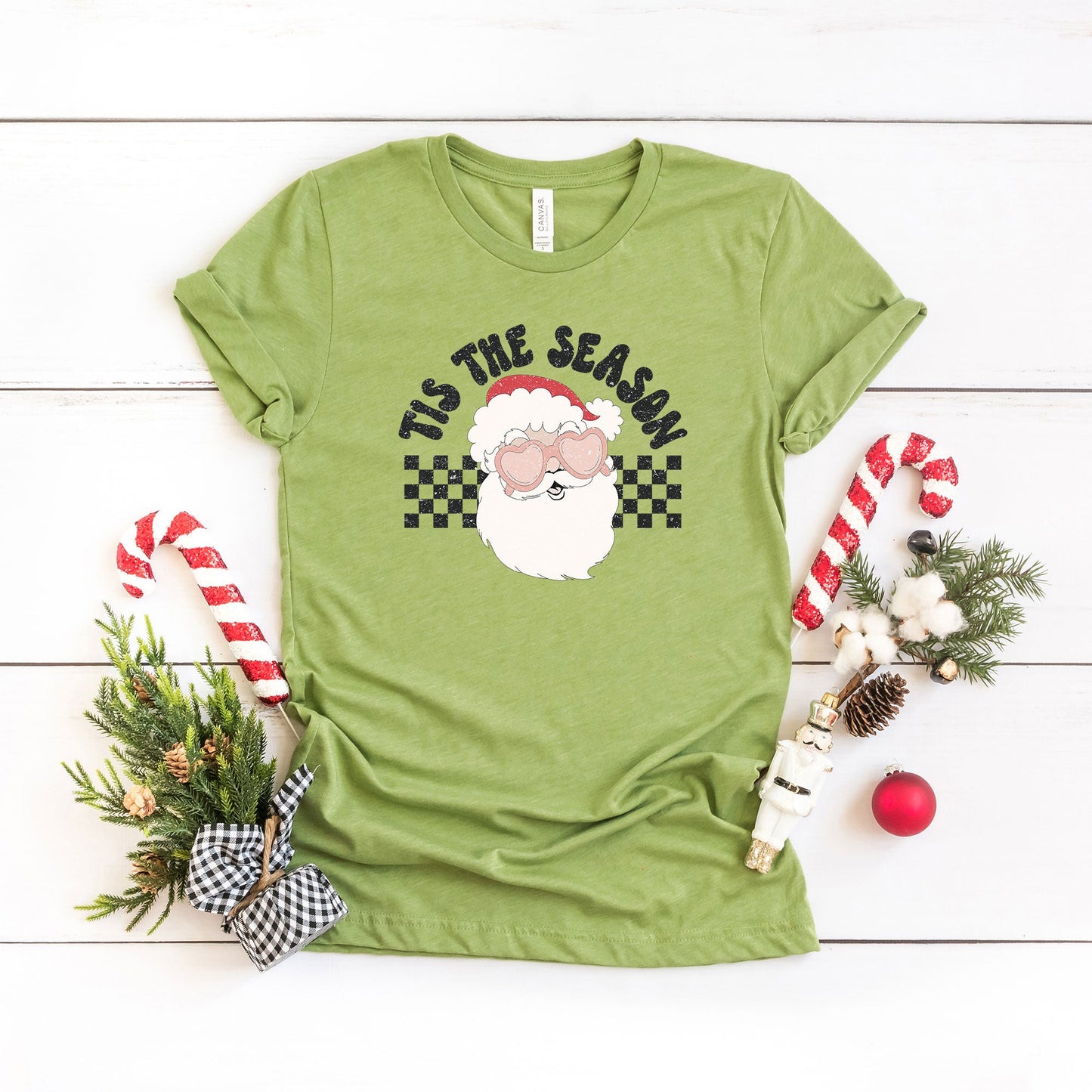 Clearance Tis The Season Santa | Short Sleeve Crew Neck
