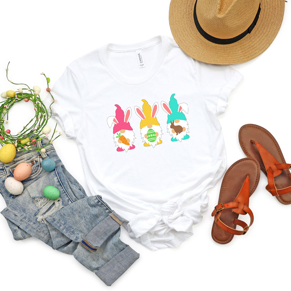 Easter Gnomes | Short Sleeve Graphic Tee