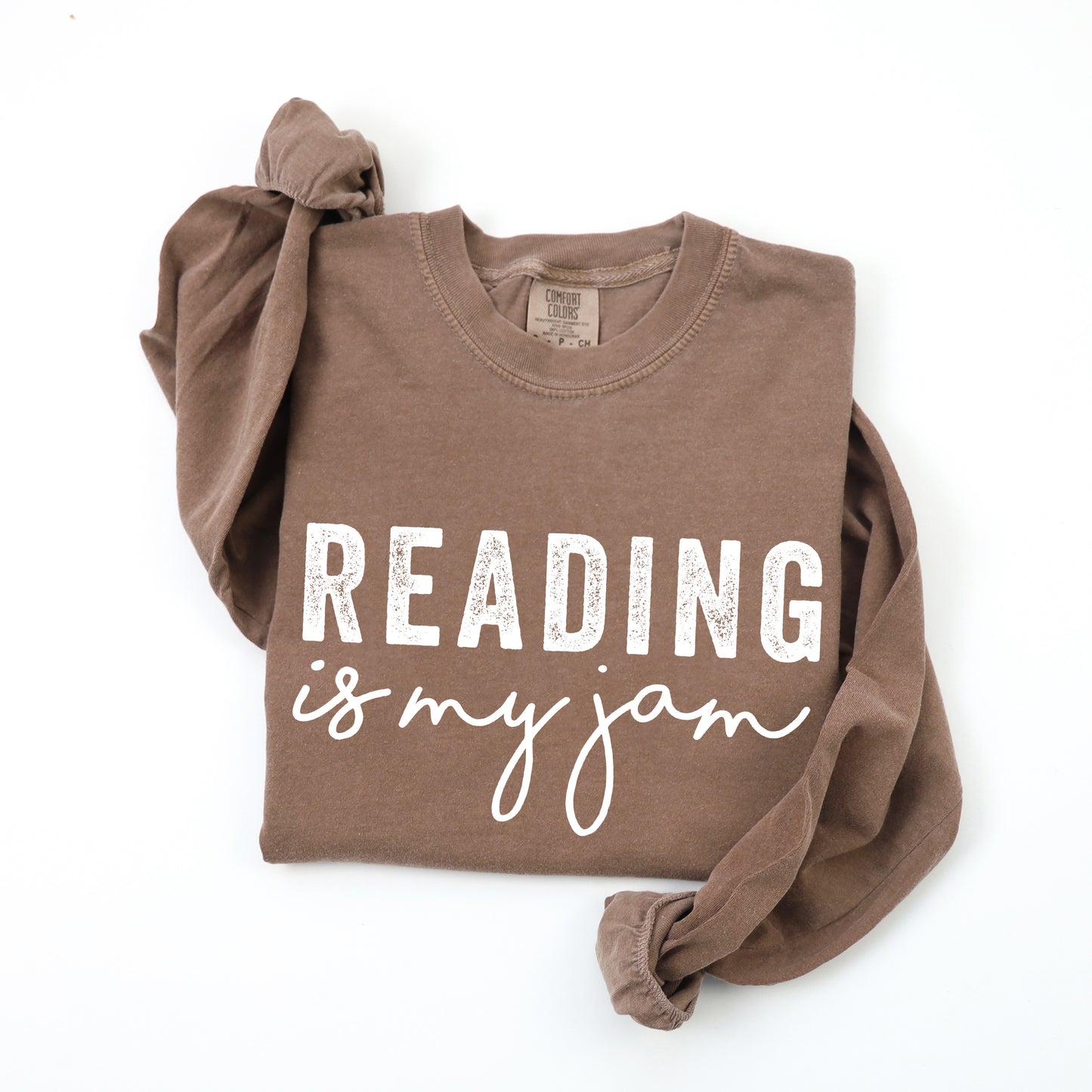 Reading Is My Jam | Garment Dyed Long Sleeve