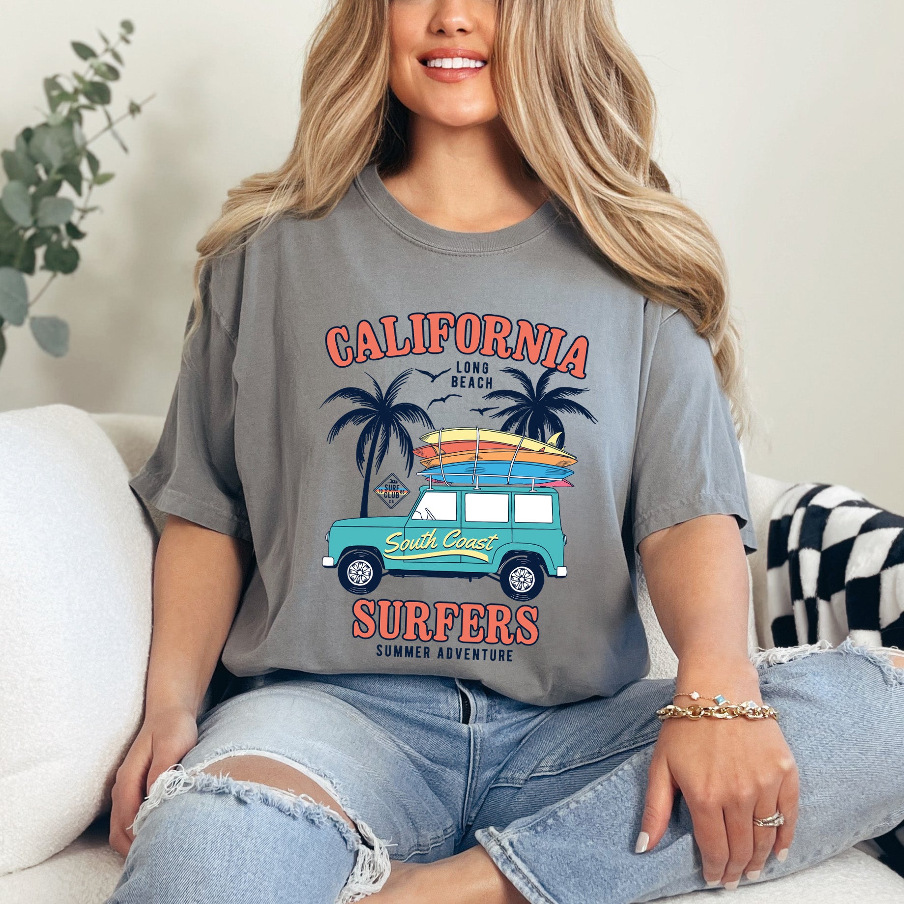 California Surfers | Garment Dyed Short Sleeve Tee