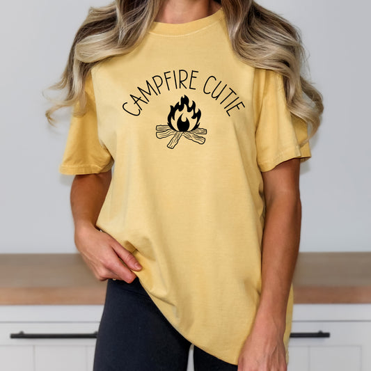 Campfire Cutie | Garment Dyed Short Sleeve Tee