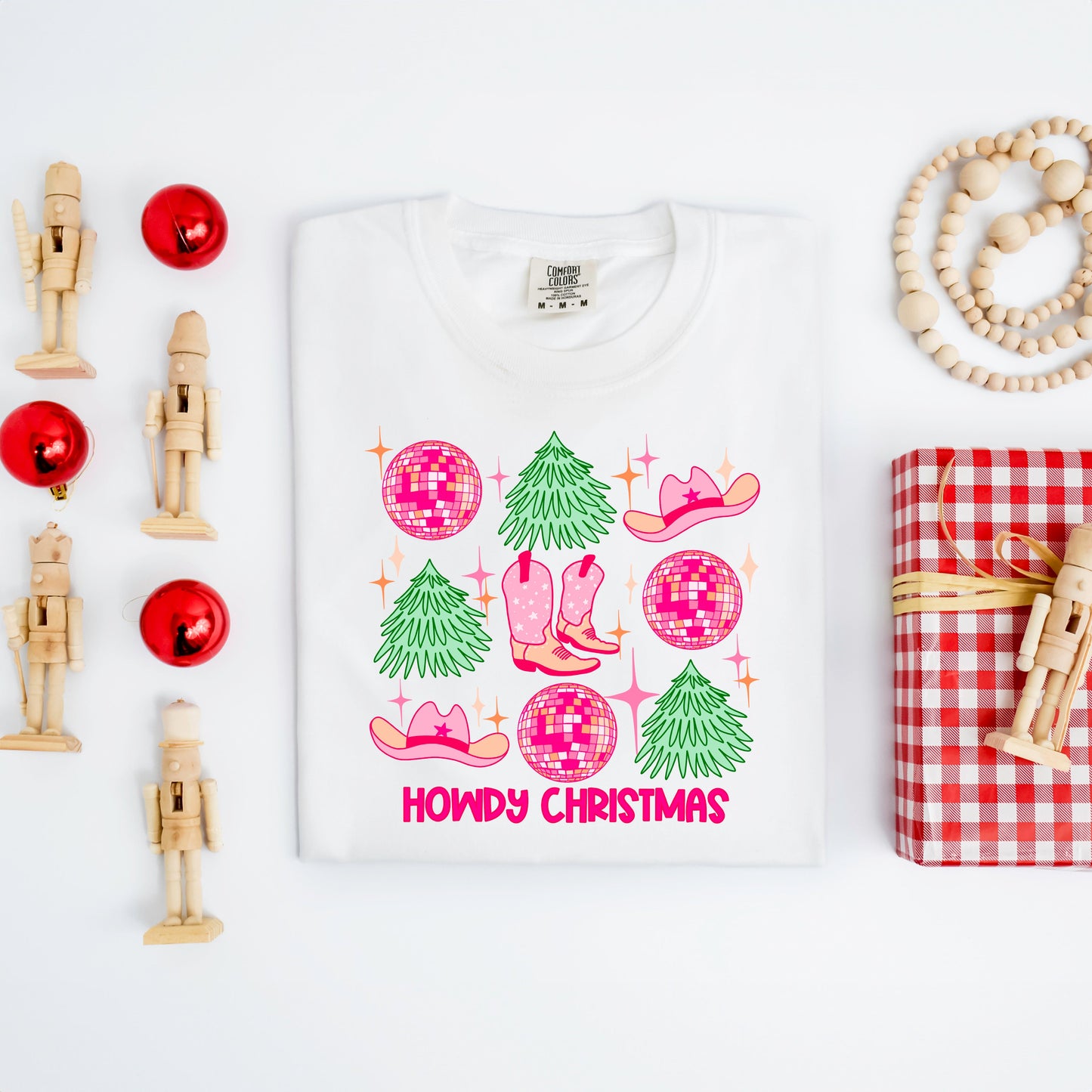 Clearance Cowgirl Christmas Chart | Garment Dyed Tee