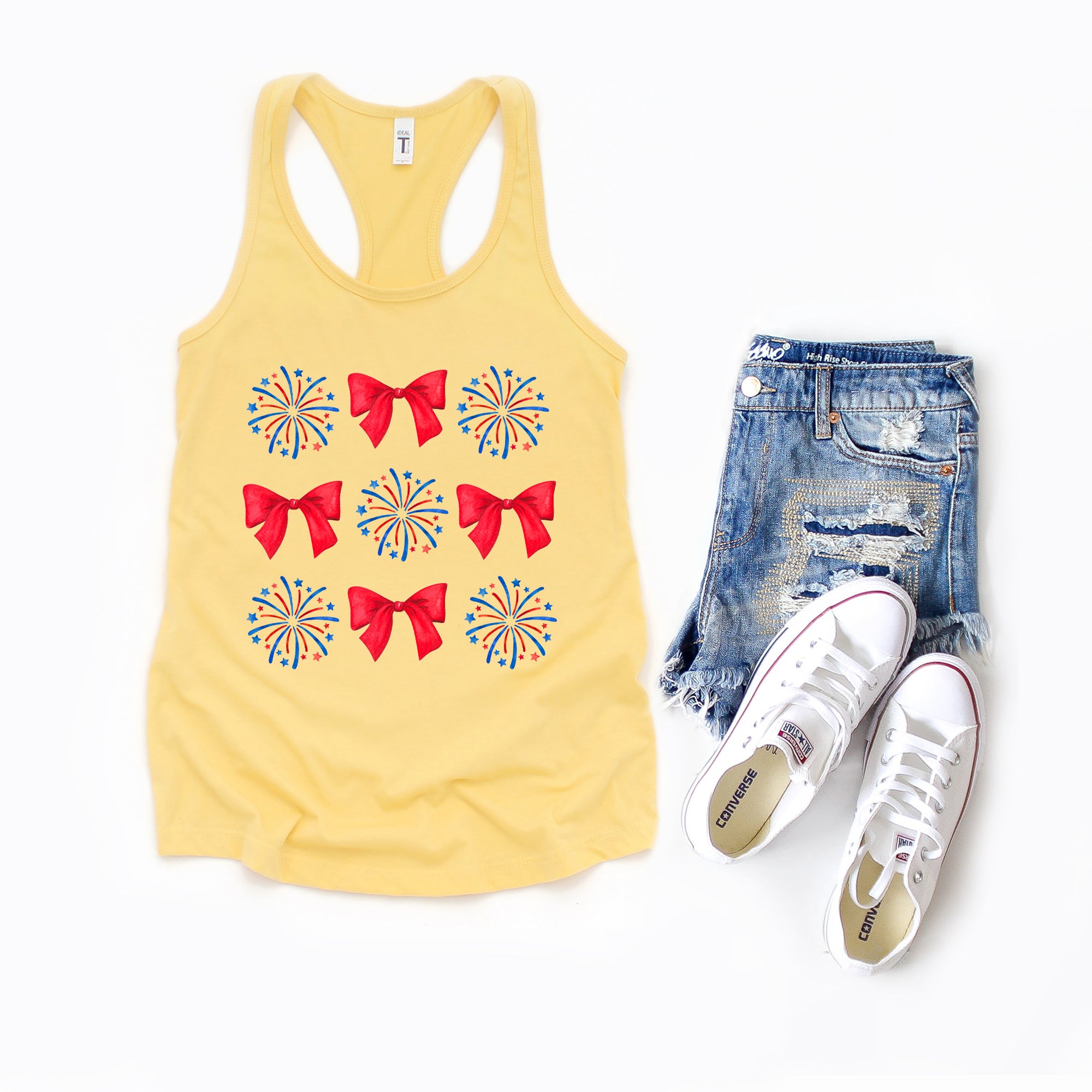 Coquette Firework Chart | Racerback Tank