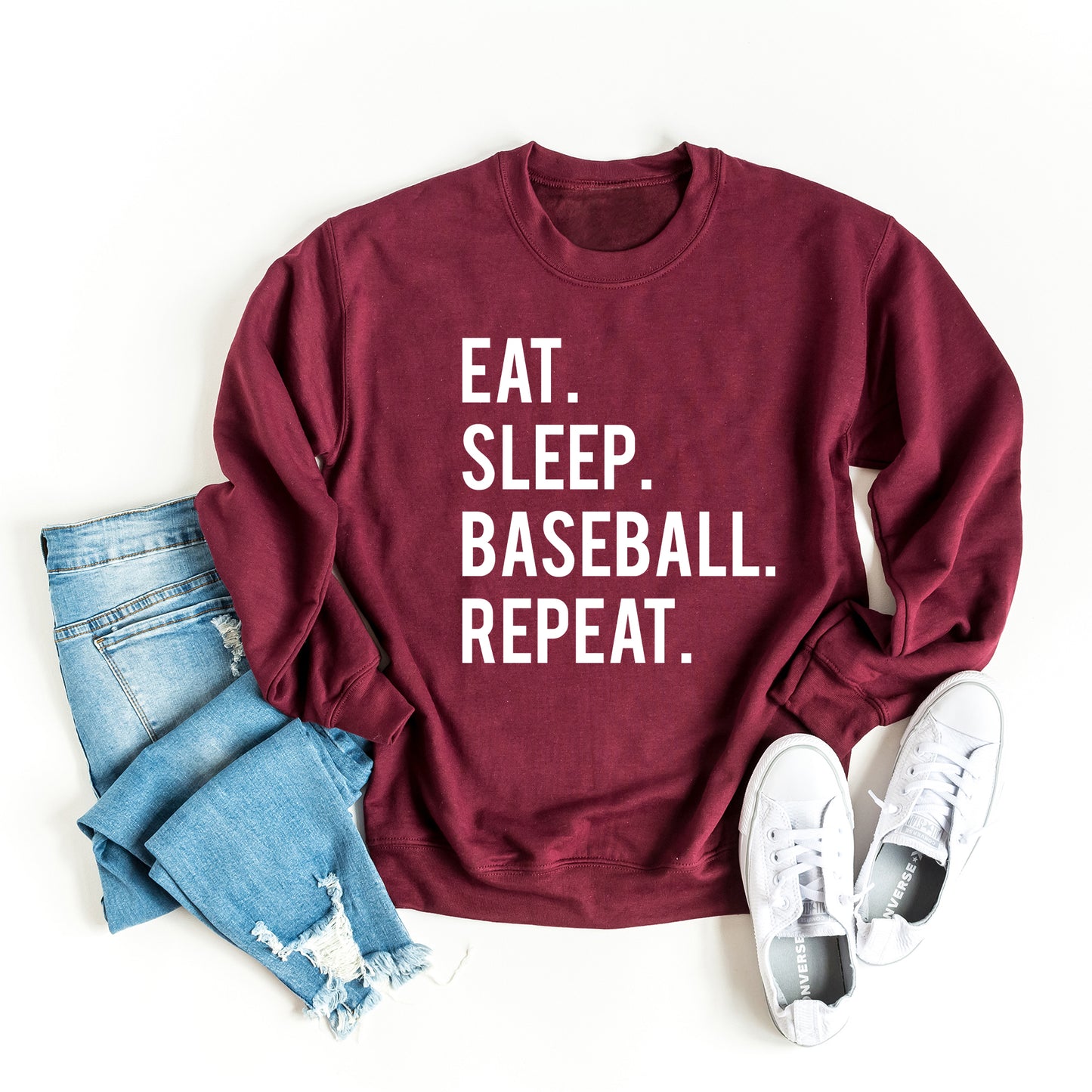 Eat Sleep Baseball Repeat | Sweatshirt