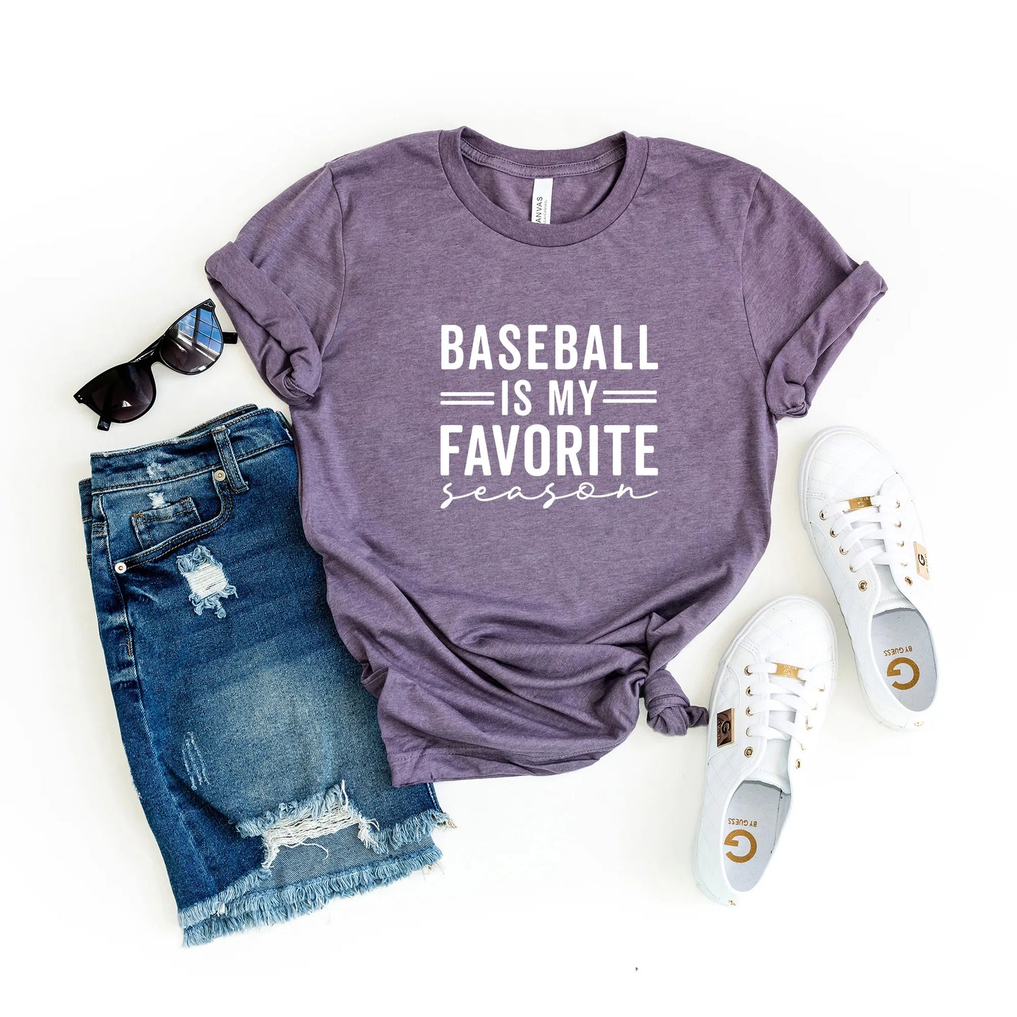 Baseball Is My Favorite Season | Short Sleeve Graphic Tee