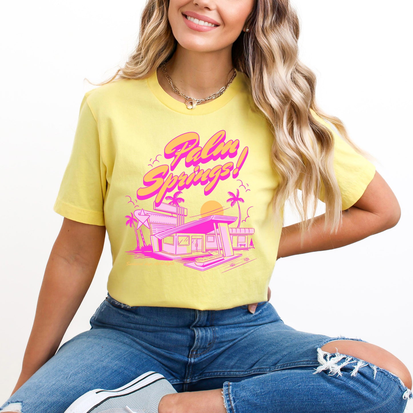 Palm Springs Sunkissed Days | Short Sleeve Crew Neck