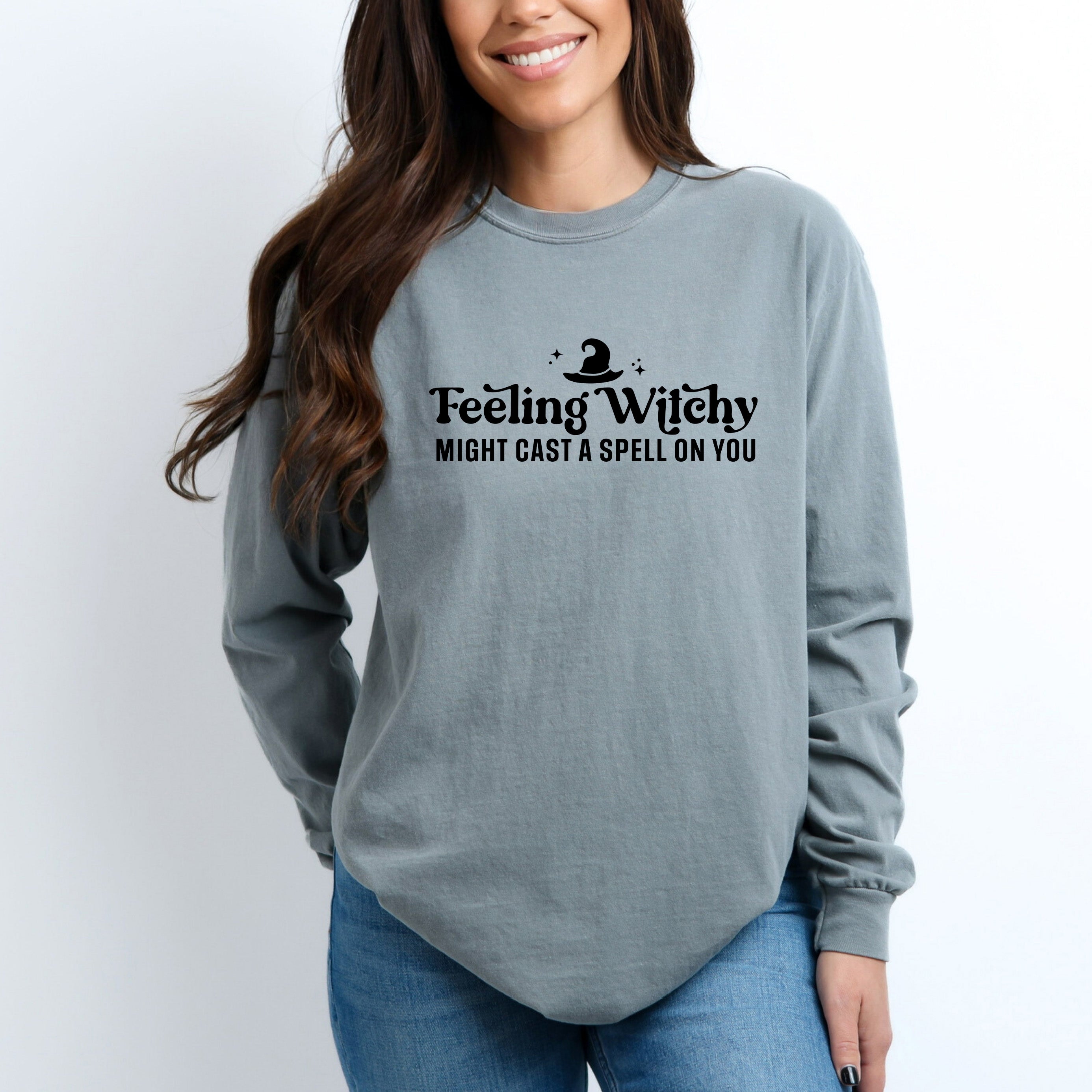 Feeling Witchy | Garment Dyed Long Sleeve