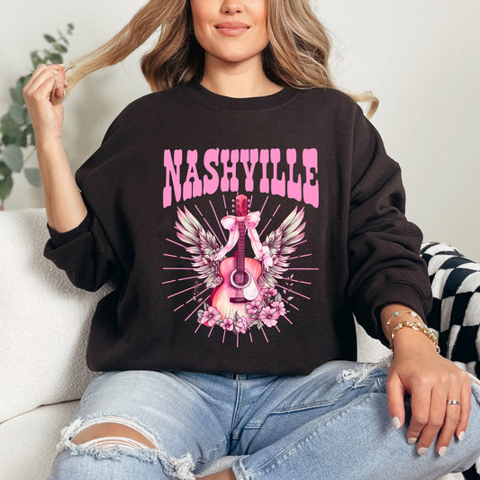 Coquette Nashville Guitar | Sweatshirt