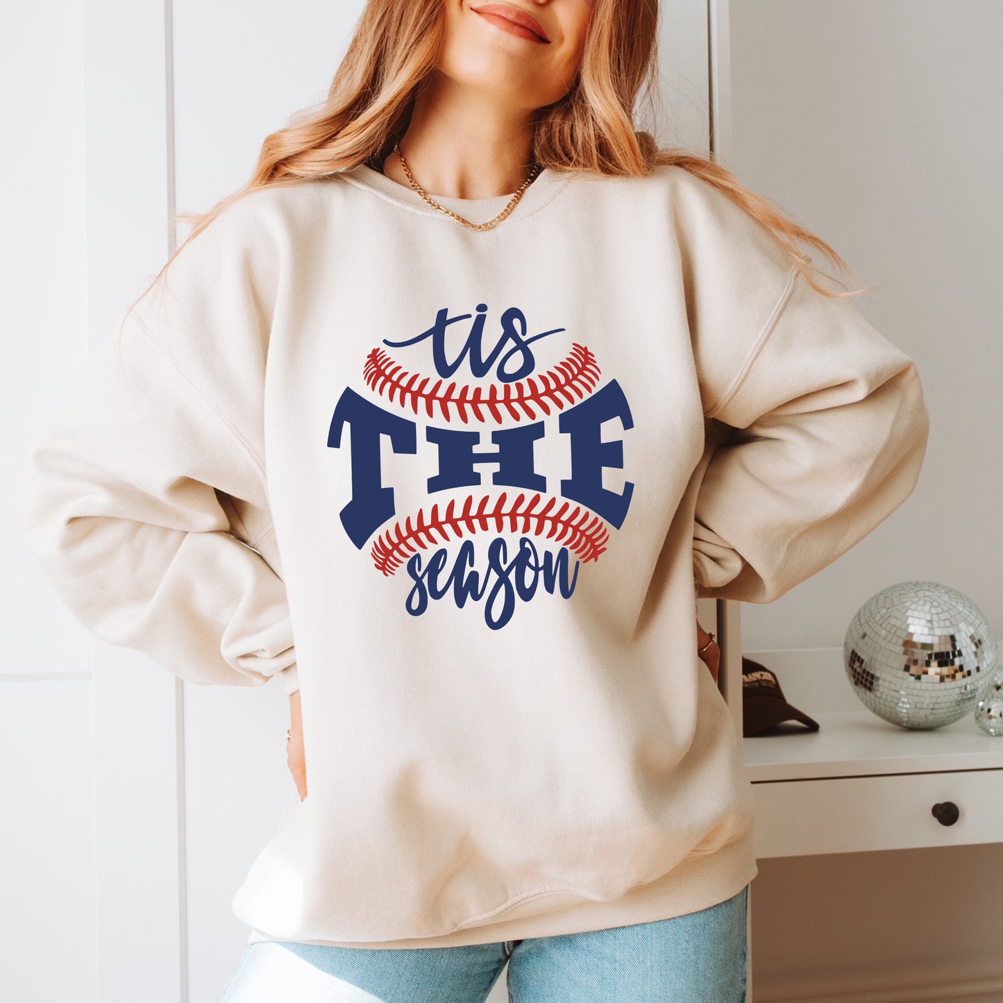 Tis The Season Baseball | Sweatshirt