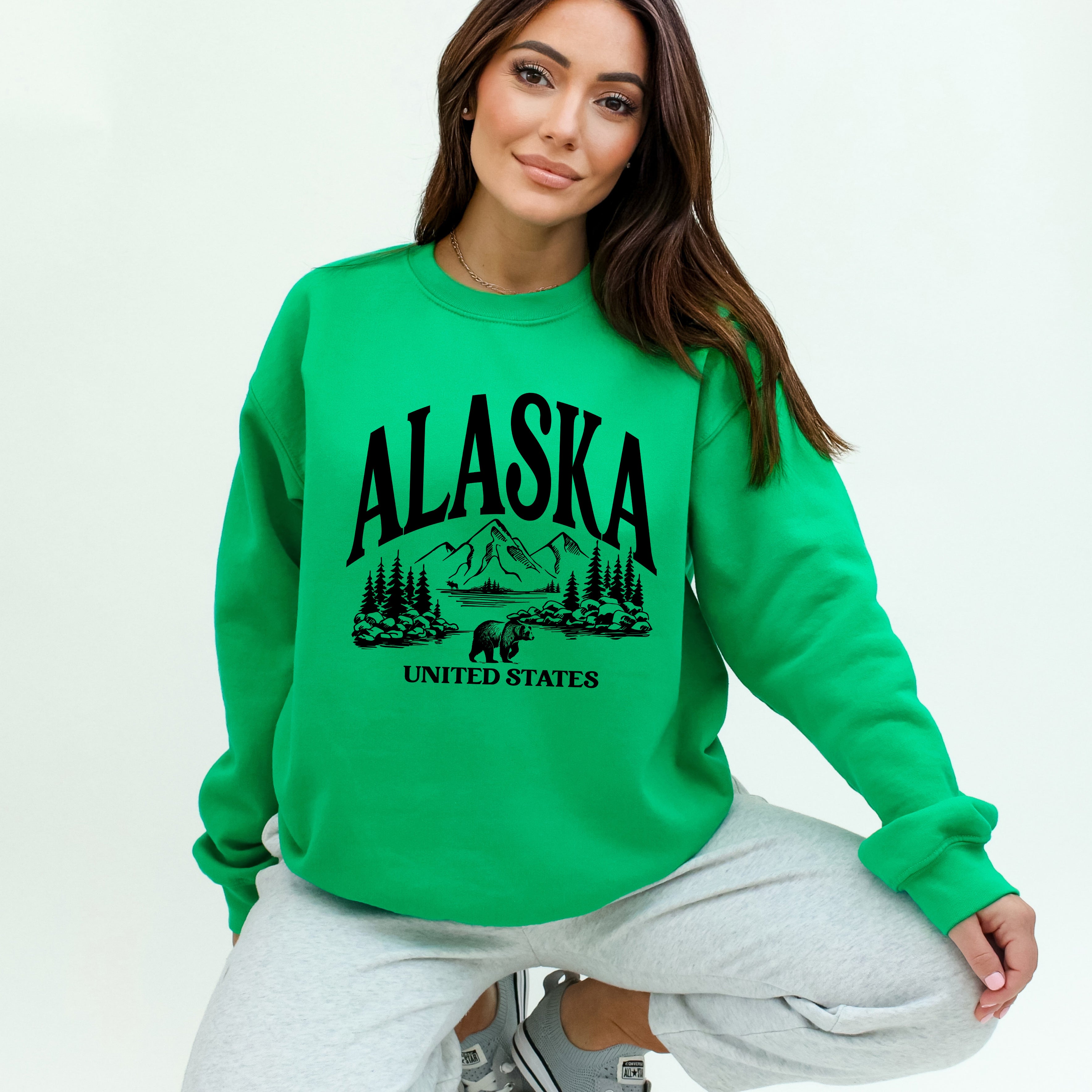 Alaska Forest Scene | Sweatshirt