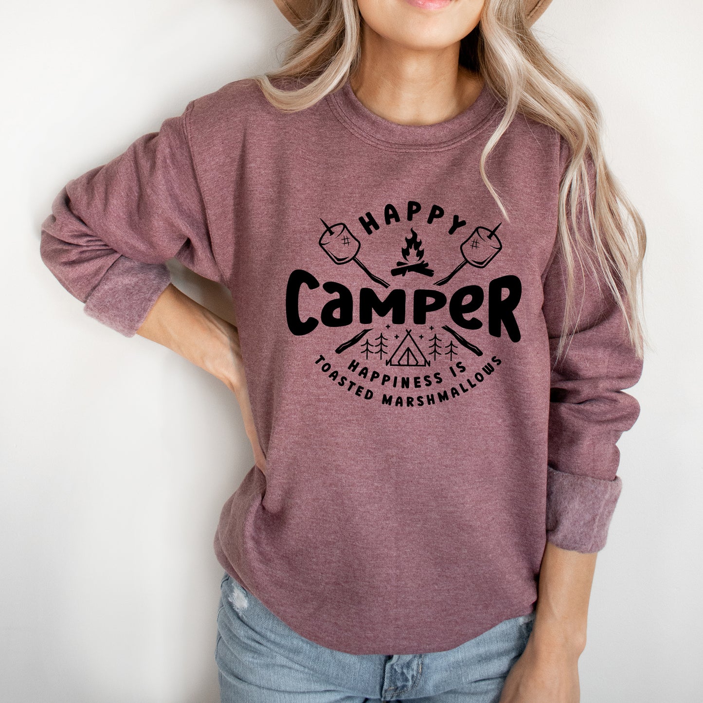 Happy Camper Toasted Marshmallows | Sweatshirt