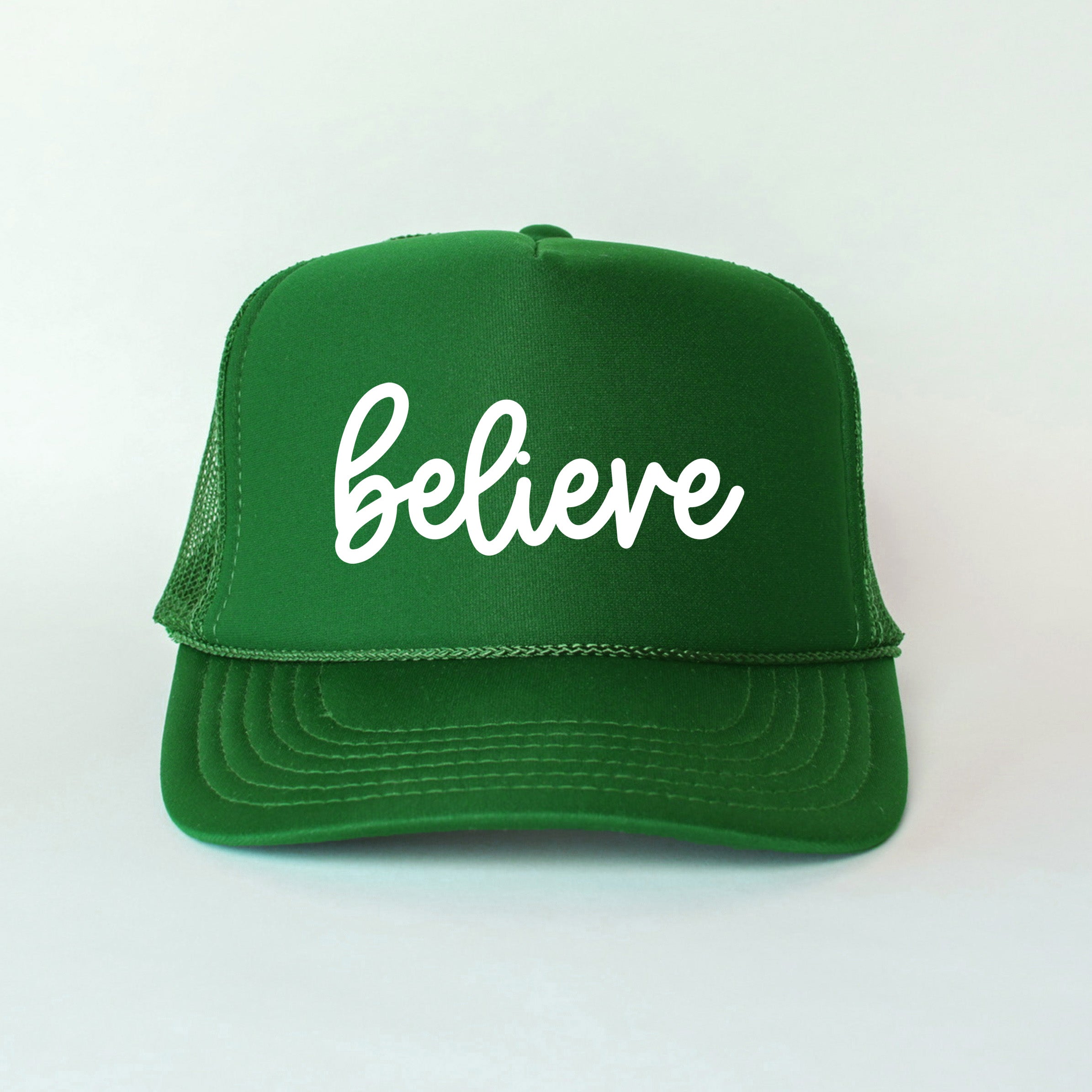 Believe Bold Cursive | Foam Trucker Hat