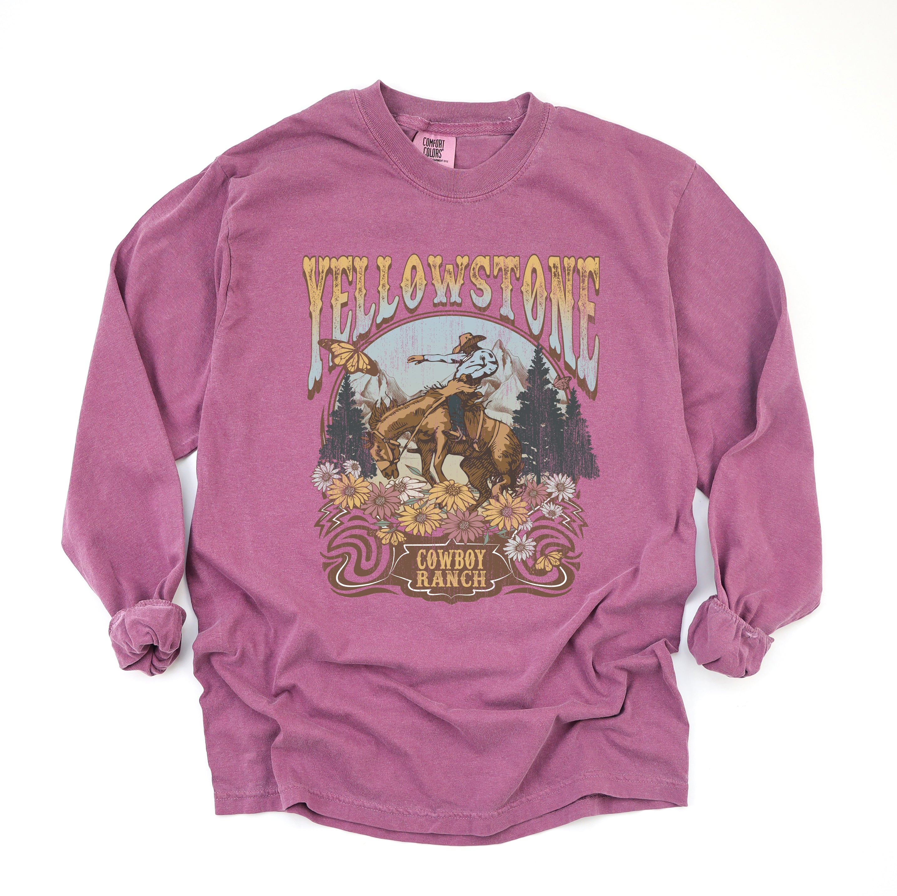Yellowstone Cowboy Ranch | Garment Dyed Long Sleeve