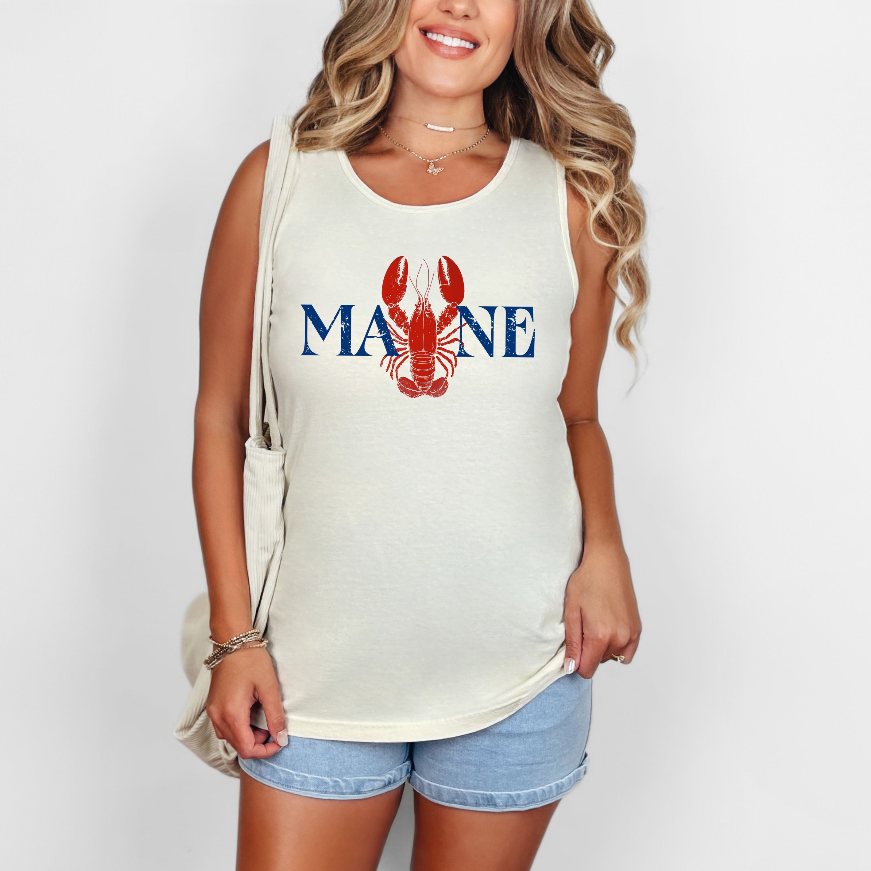 Maine Lobster | Garment Dyed Tank