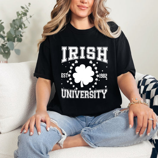 Irish University Clover | Garment Dyed Tee