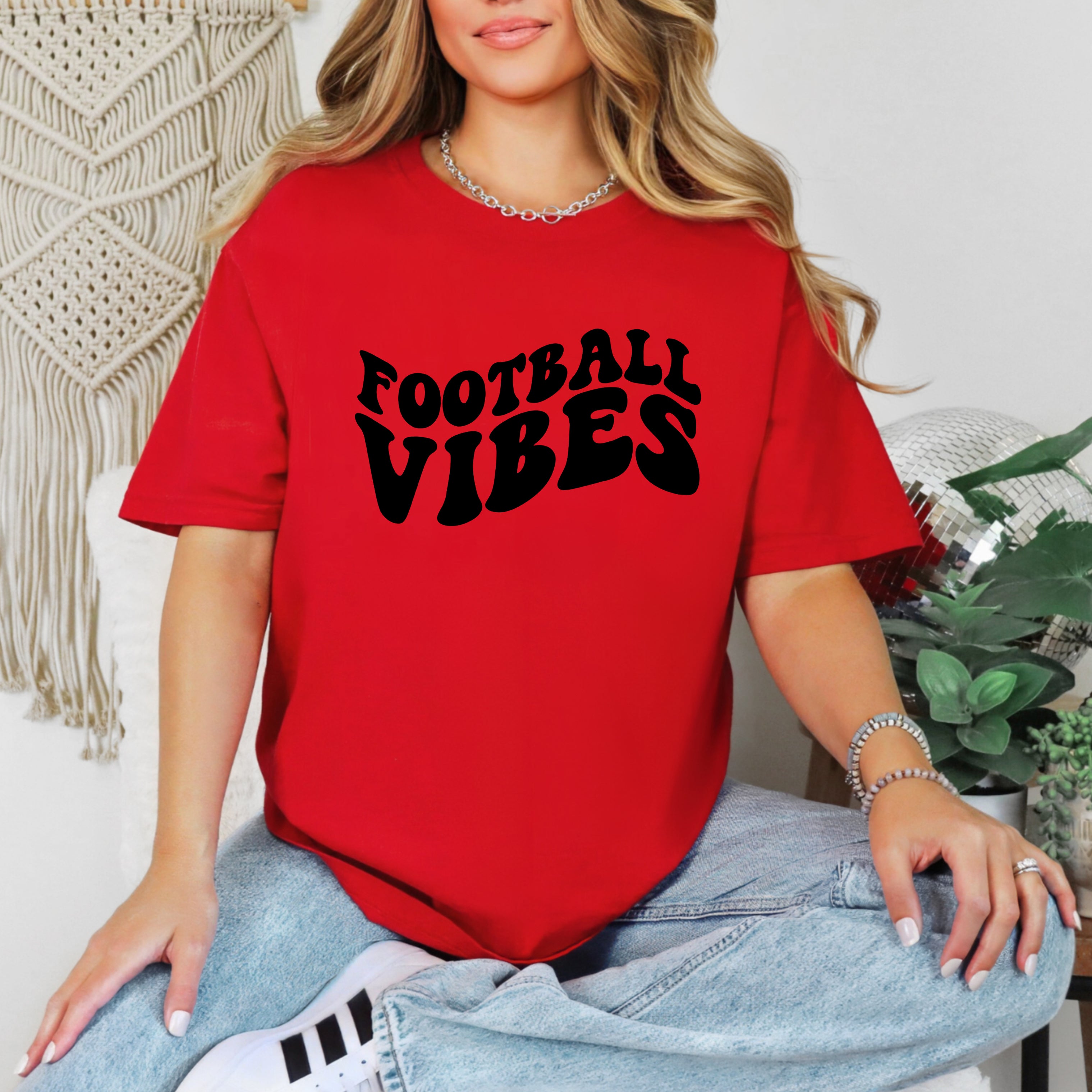 Retro Football Vibes | Garment Dyed Tee